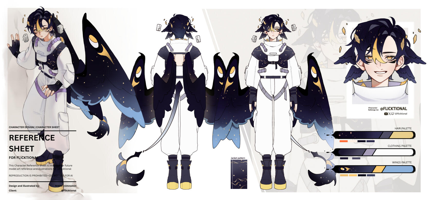 Character design for Flicktional